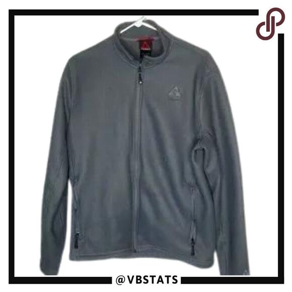 Medium Gerry Full Zip Gray Performance Jacket - Picture 1 of 5